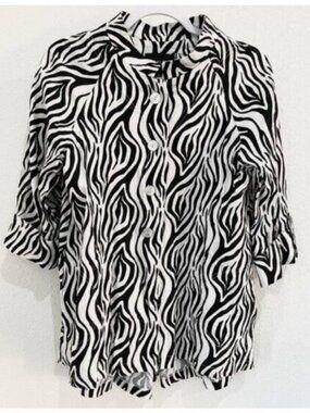 Talie Linen Oversized Button Top Boho Pockets Art To Wear